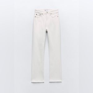 Zara TRF High Rise Stove Pipe Jeans